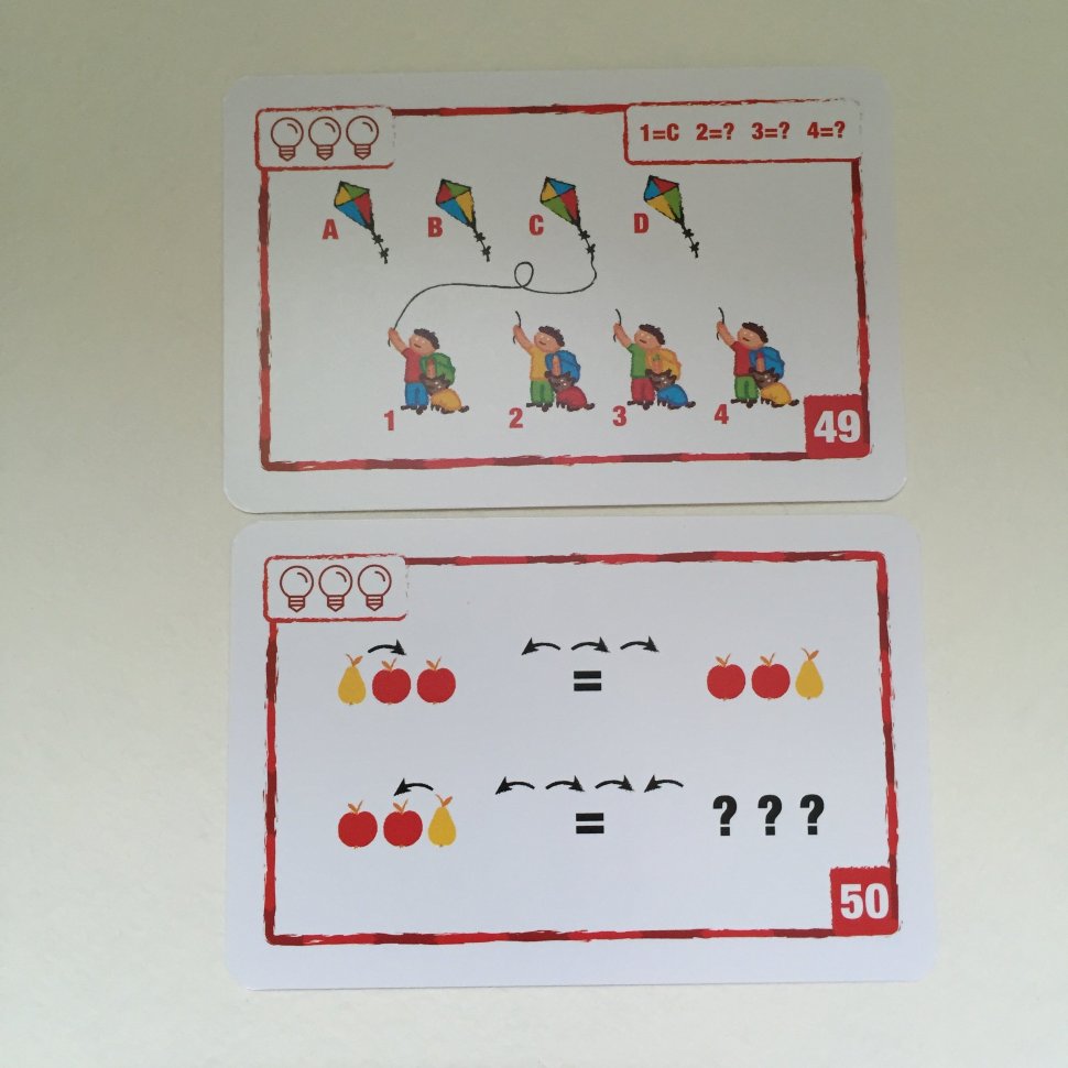 Настольная игра Логические карточки для детей (logic cards)