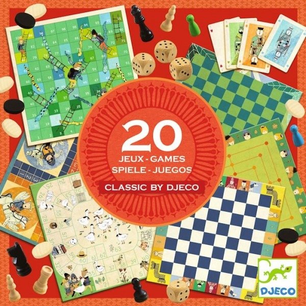 Набор настольных игр 20 в 1 Classic by djeco