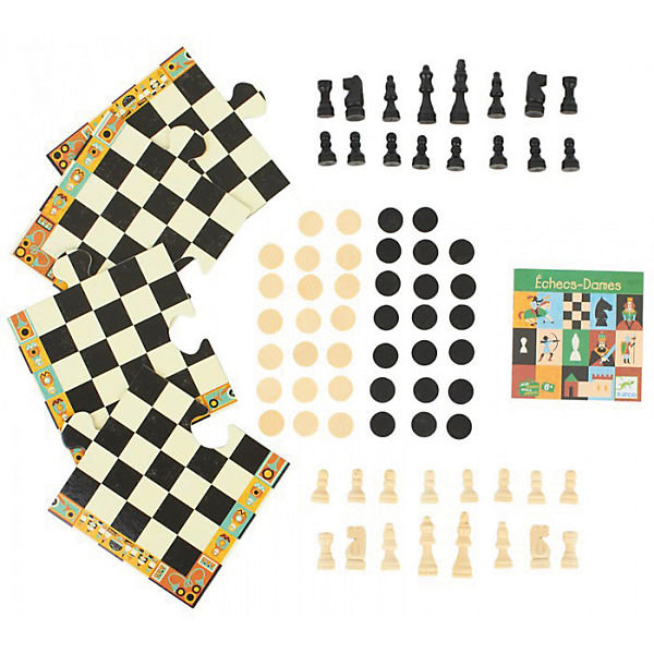 Настольная игра шахматы и шашки 
