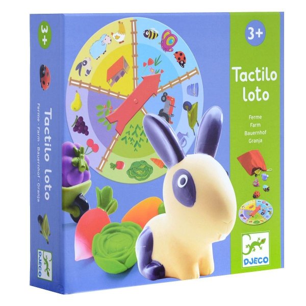 Настольная игра Тактильное лото Ферма Tactilo loto