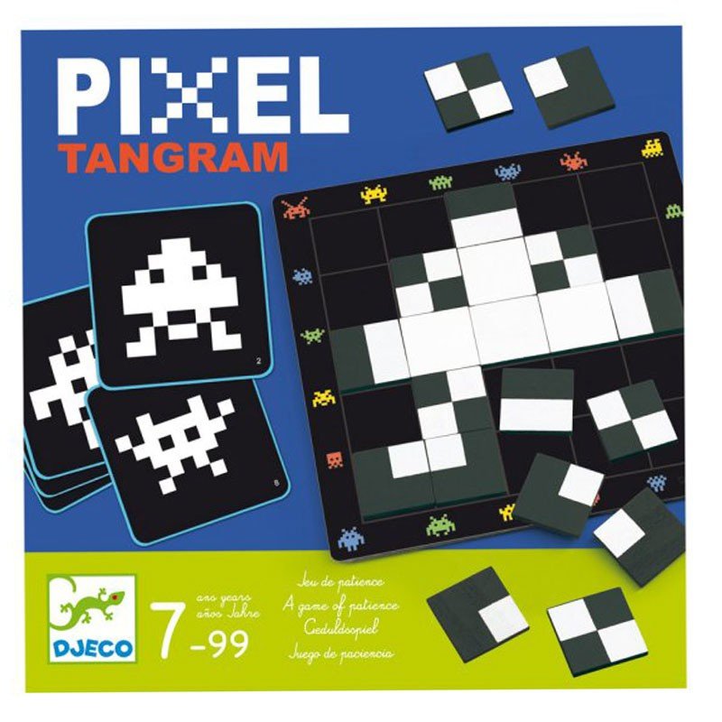 Настольная игра Пиксели Pixel Tangram