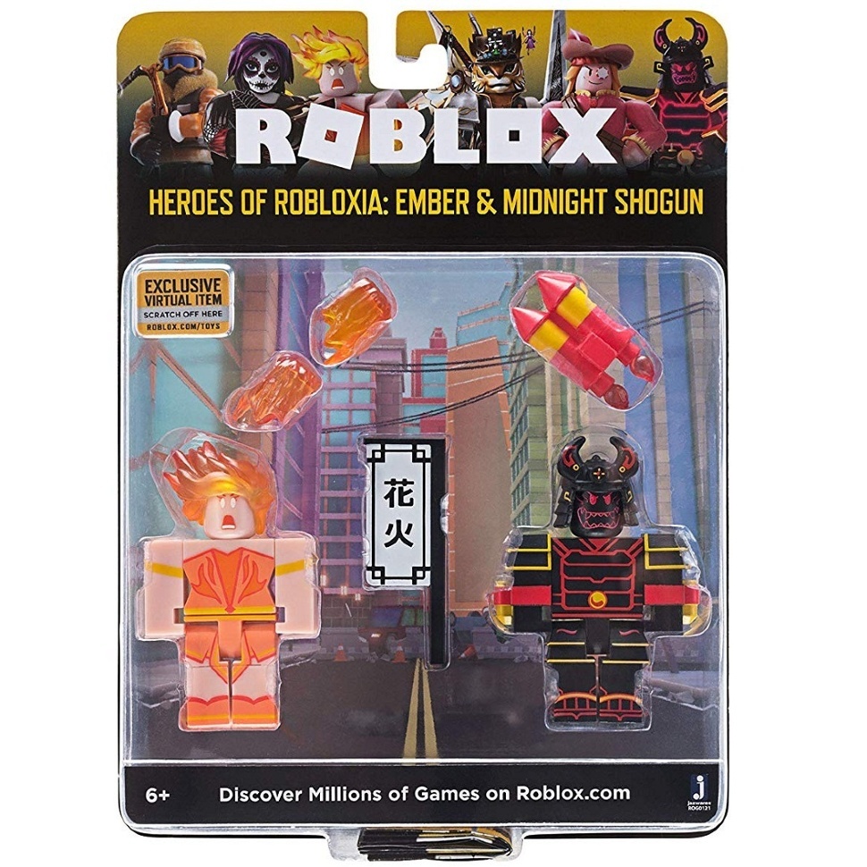 Игровой набор Jazwares Roblox Роблокс Герои Роблоксии: Эмбер и Полуночный Сёгун ROG0121