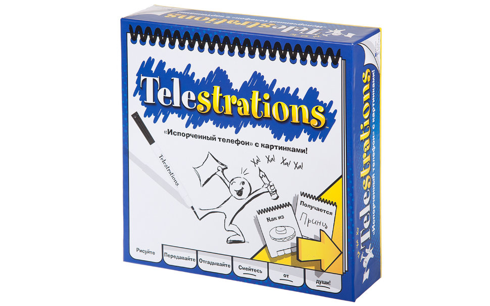 Настольная игра Испорченный телефон (Telestrations)