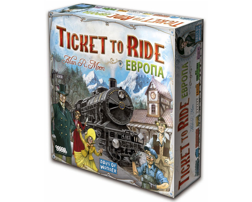 Настольная игра Билет на поезд (Ticket to Ride): Европа
