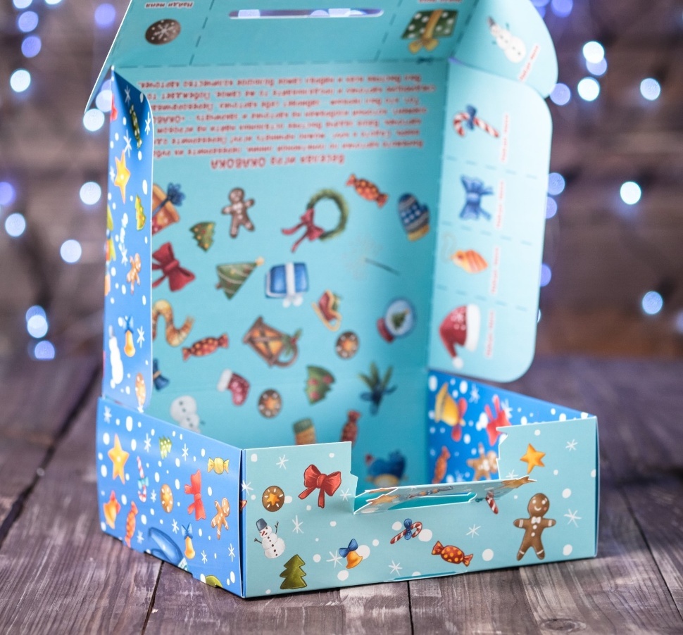 Коробка-кейс для подарка Окавока с игрой
