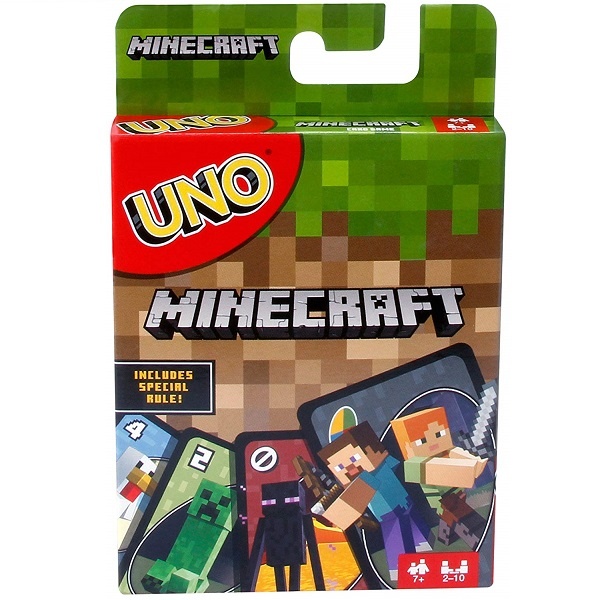 Настольная игра Уно Майнкрафт (Uno Minecraft)